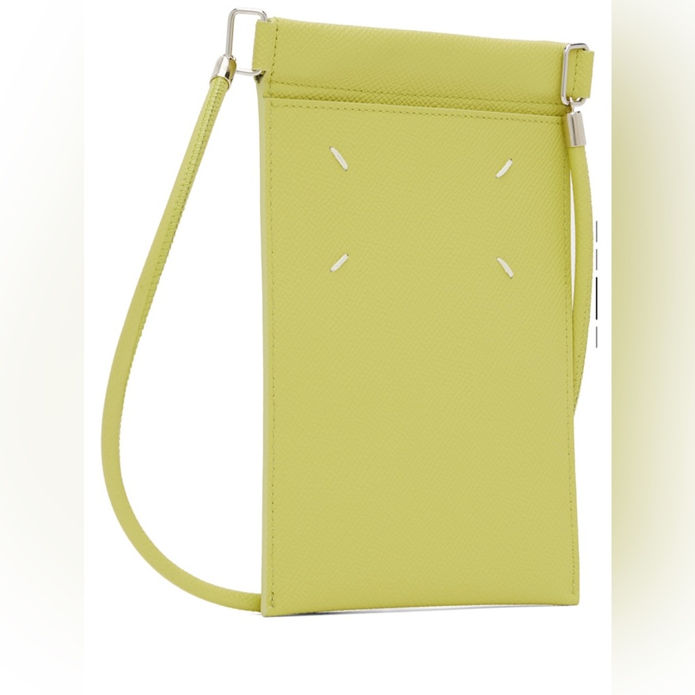 nwt MAISON MARGIELA bag 
Yellow Four Stitches Phone Bag